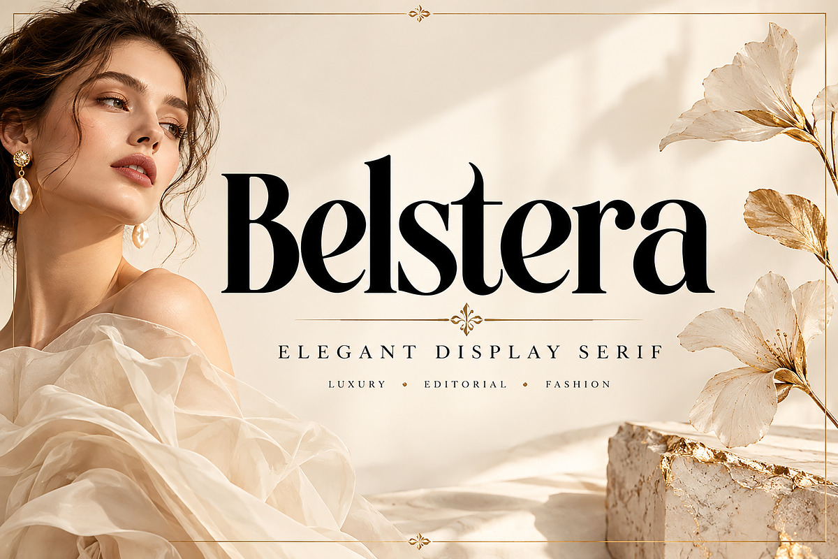 Belstera, a Serif Font by Wow Magic (Photo 1 of 5)