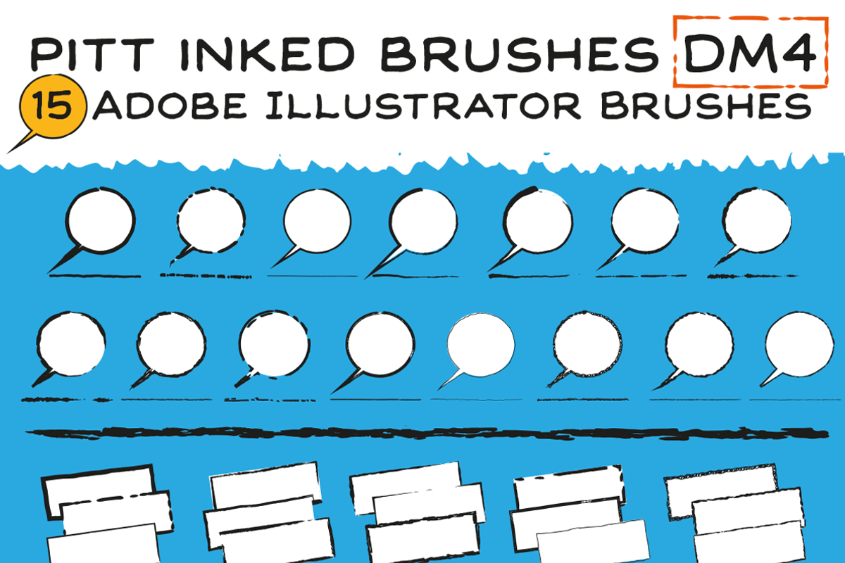 Pitt Inked Brushes DM4, a Brush Add-On by Pitt's Hand (Photo 1 of 3)