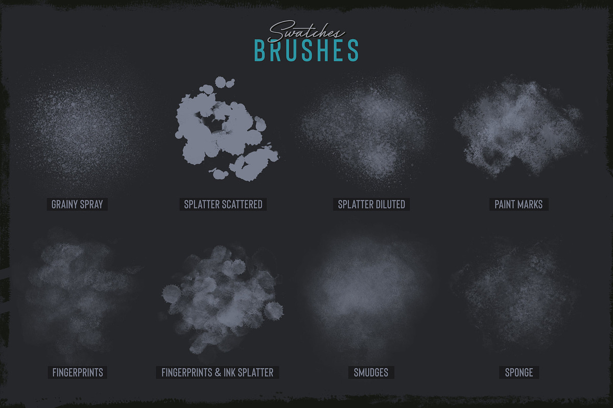 Grunge Toolbox Procreate Brushes, a Brush Add-On by MiksKS (Photo 4 of 8)