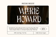 Valerie Howard Creative Serif, a Serif Font by Cruzine (Thumbnail 1 of 7)