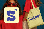 Satzo - Retro Groovy Font, a Serif Font by RagamKata (Thumbnail 4 of 11)