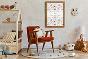 Portrait Frame in Baby Room Mock-up, a Print Template by Branda Keeps (Thumbnail 15 of 30)