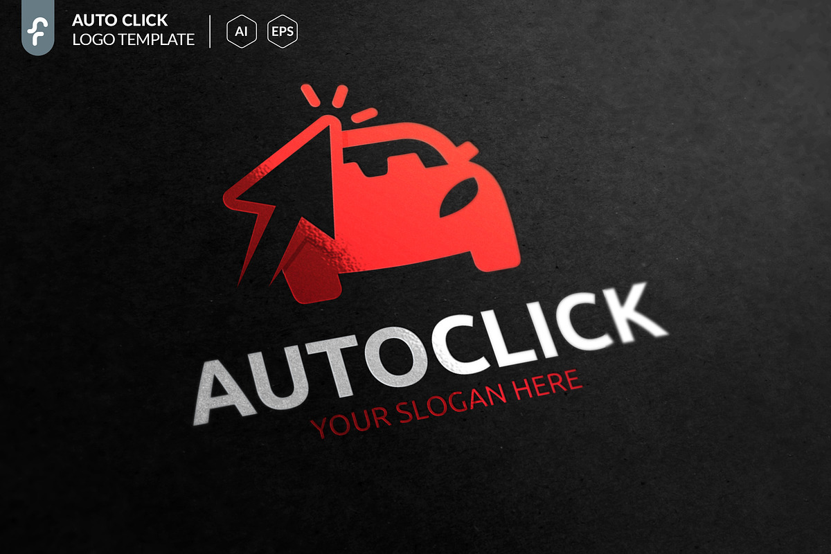 Auto Click Logo, a Branding & Logo Template by ft.studio