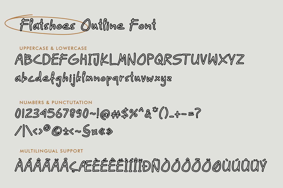 Flatshoes - Handwritten Font, a Handwritten Font by Weape Studio (Photo 6 of 11)