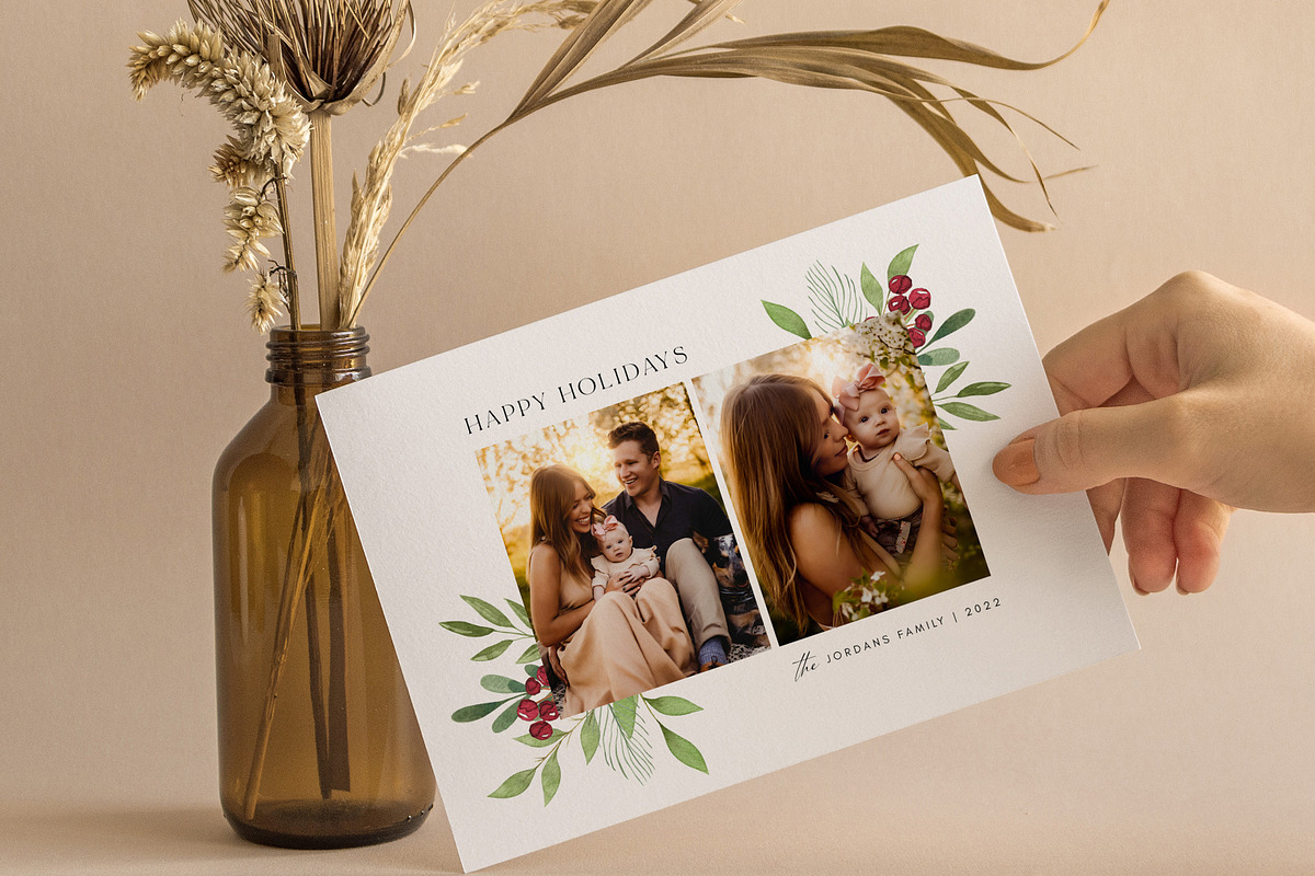 Christmas Card Template CD412, a Card Template by Salsal Design (Photo 7 of 7)