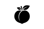 Peach Leaf Silhouette Collection, an Object Graphic by Designer_Momina (Thumbnail 2 of 3)