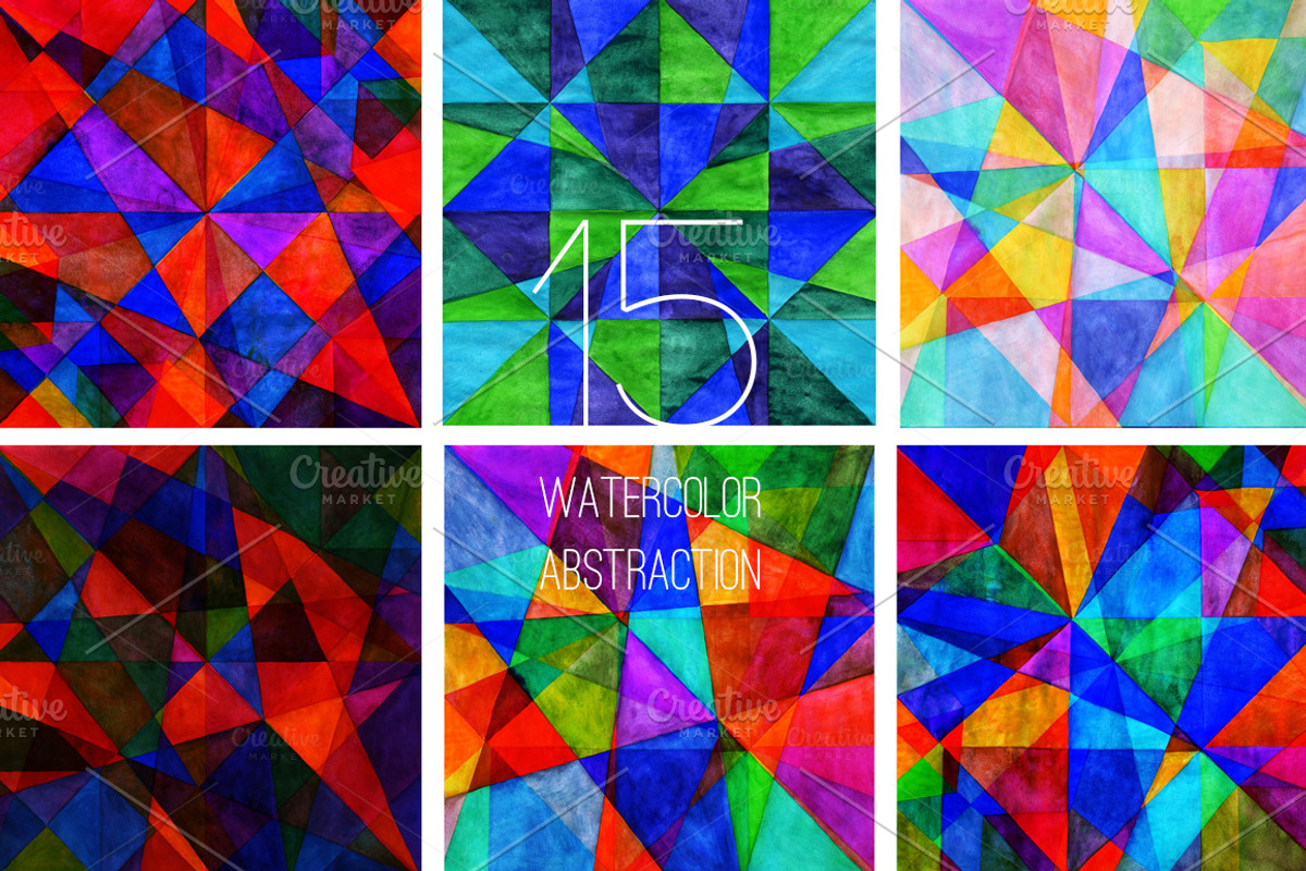 15 geometric abstraction, a Texture Illustration by Apolinarias Art (Photo 4 of 5)
