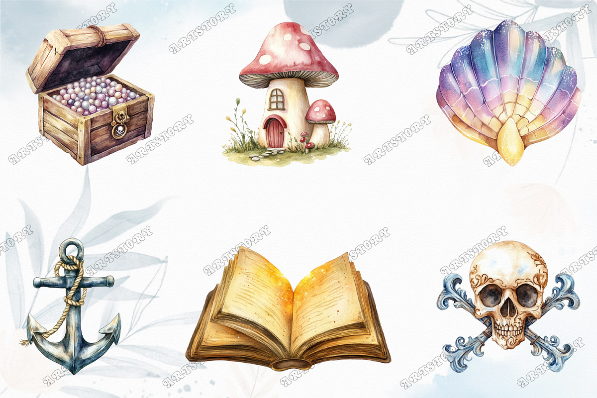 Peter Pan Watercolor Clipart, an Illustration by designcity5 (Photo 3 of 5)