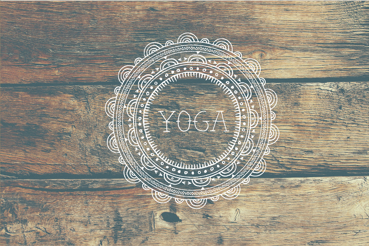 9 Tribal Mandalas, Frames, Patterns preview 4