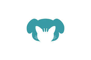 Cat Dog Vet Logo