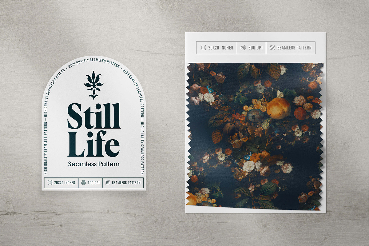 Still Life Seamless Pattern, a Pattern Graphic by PrintyleStudio