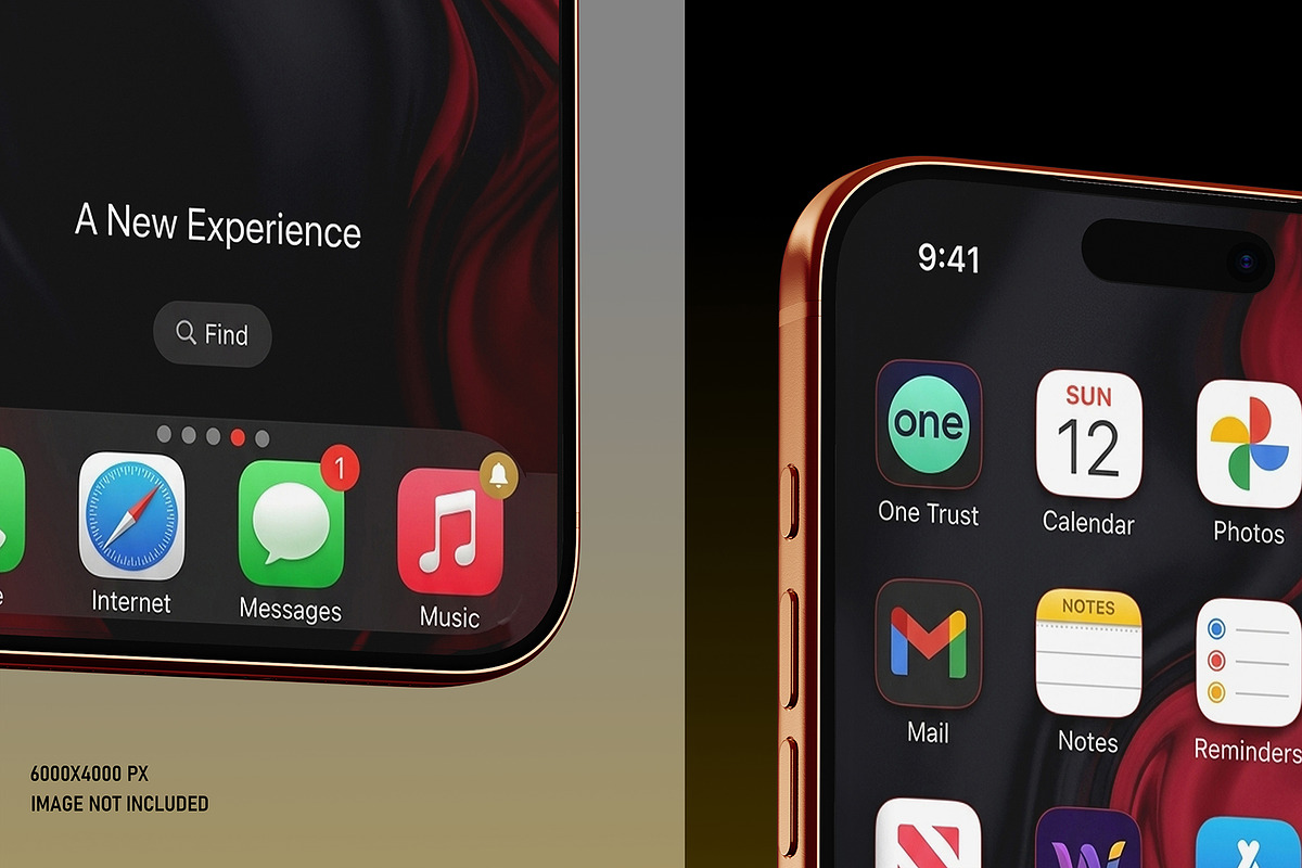 iPhone 17 Pro Max Close-up Mockup, an iPhone Mockup by pixelmock (Photo 21 of 22)