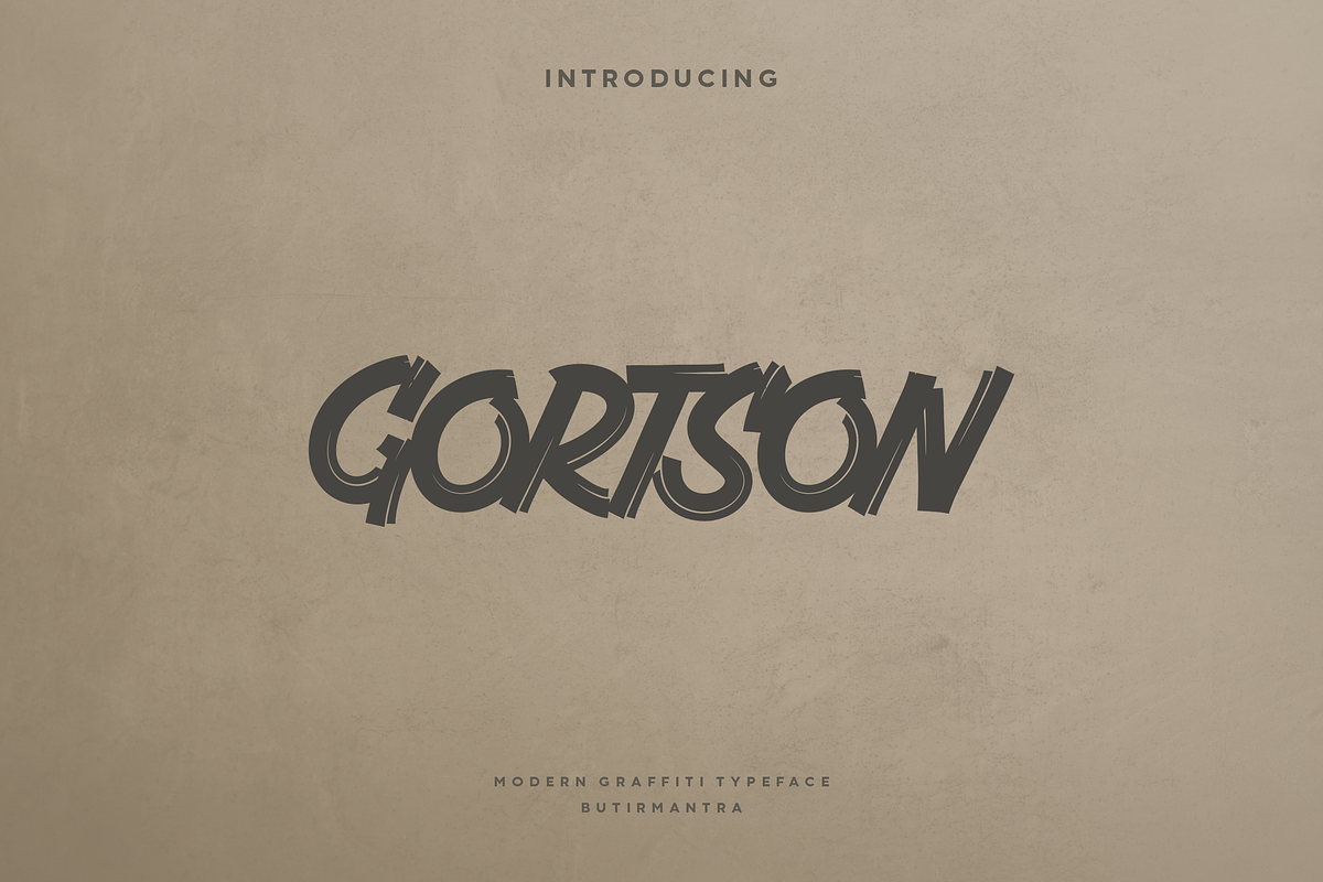 Gortson - Modern Handbrush Typeface, a Handwritten Font by Letterna (Photo 1 of 4)