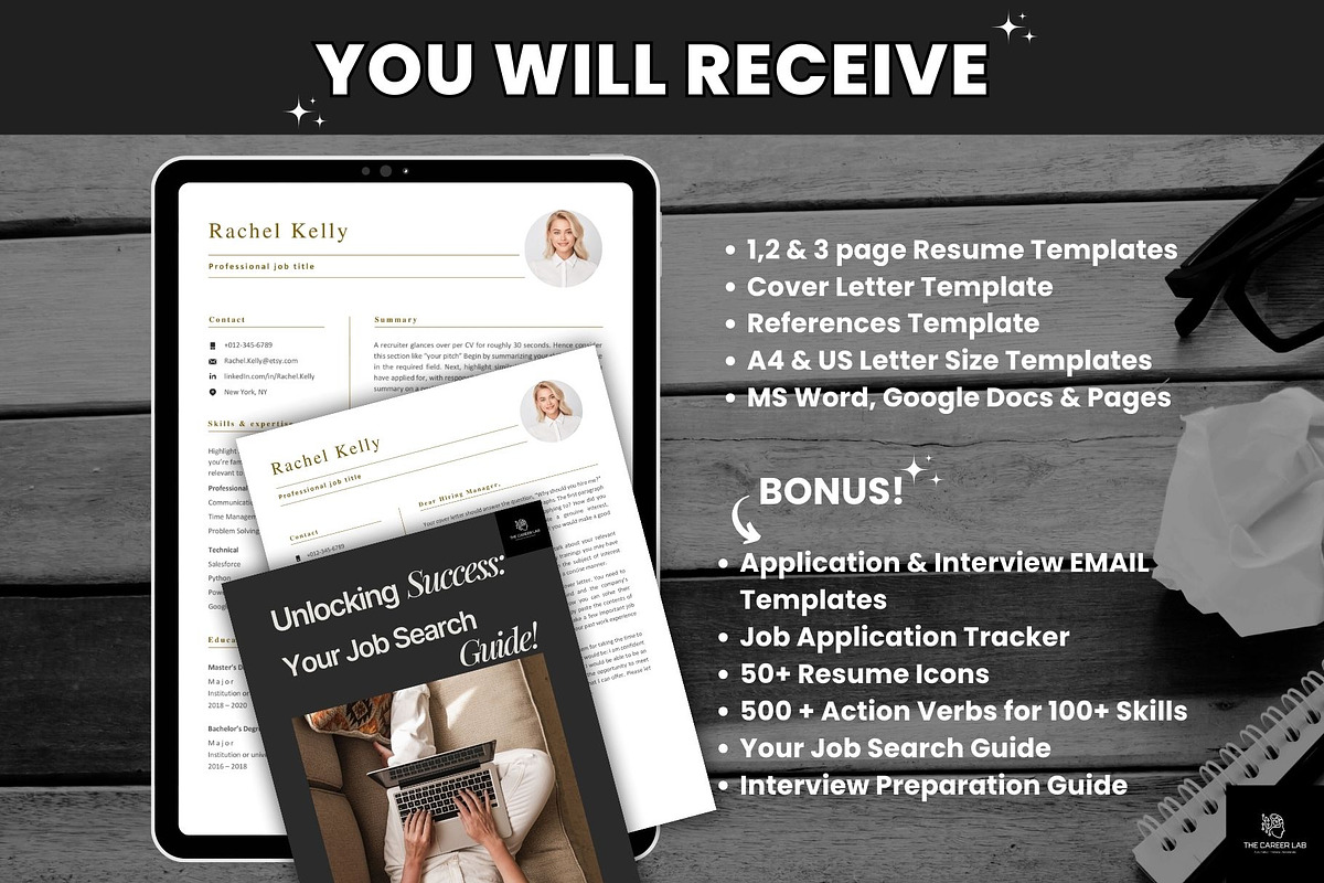 Resume/CV Template for executives, a Resume Template by The Career Lab (Photo 8 of 10)