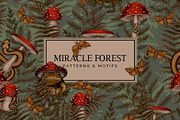 MIRACLE FOREST - patterns & motifs, an Animal Illustration by Liiafis (Thumbnail 1 of 16)