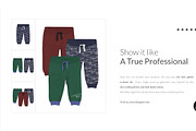 Baby Cotton Pants Mock-ups Set, a Bottom Mockup by Mocca Mockups Store (Thumbnail 13 of 22)