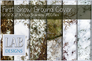 Seamless First Snow Ground Cover