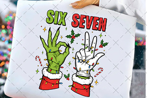 Trending Six Seven Meme Funny Christ, an Illustration by Craft Nest