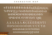 Mergila Modern Stancil Serif, a Serif Font by Letterena Studios (Thumbnail 14 of 15)