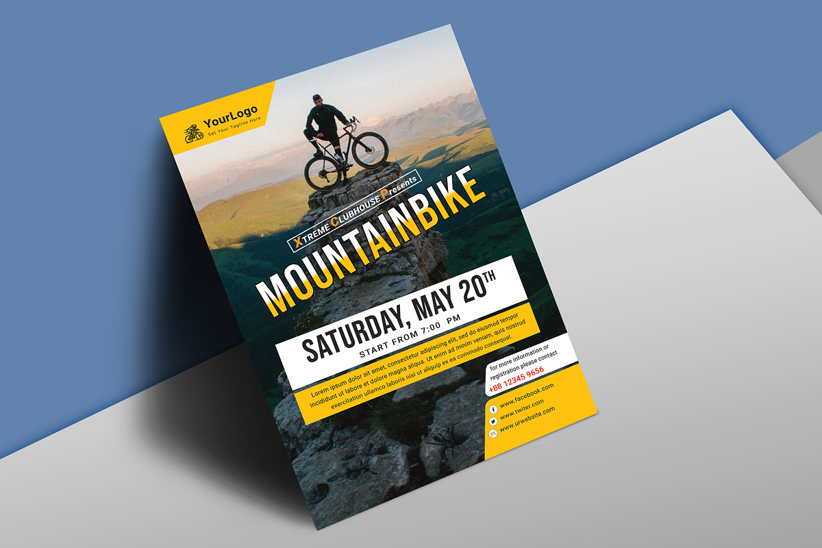 Cycling Flyer, a Flyer Template by graphicsunday