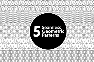 5 Seamless Geometric Patterns