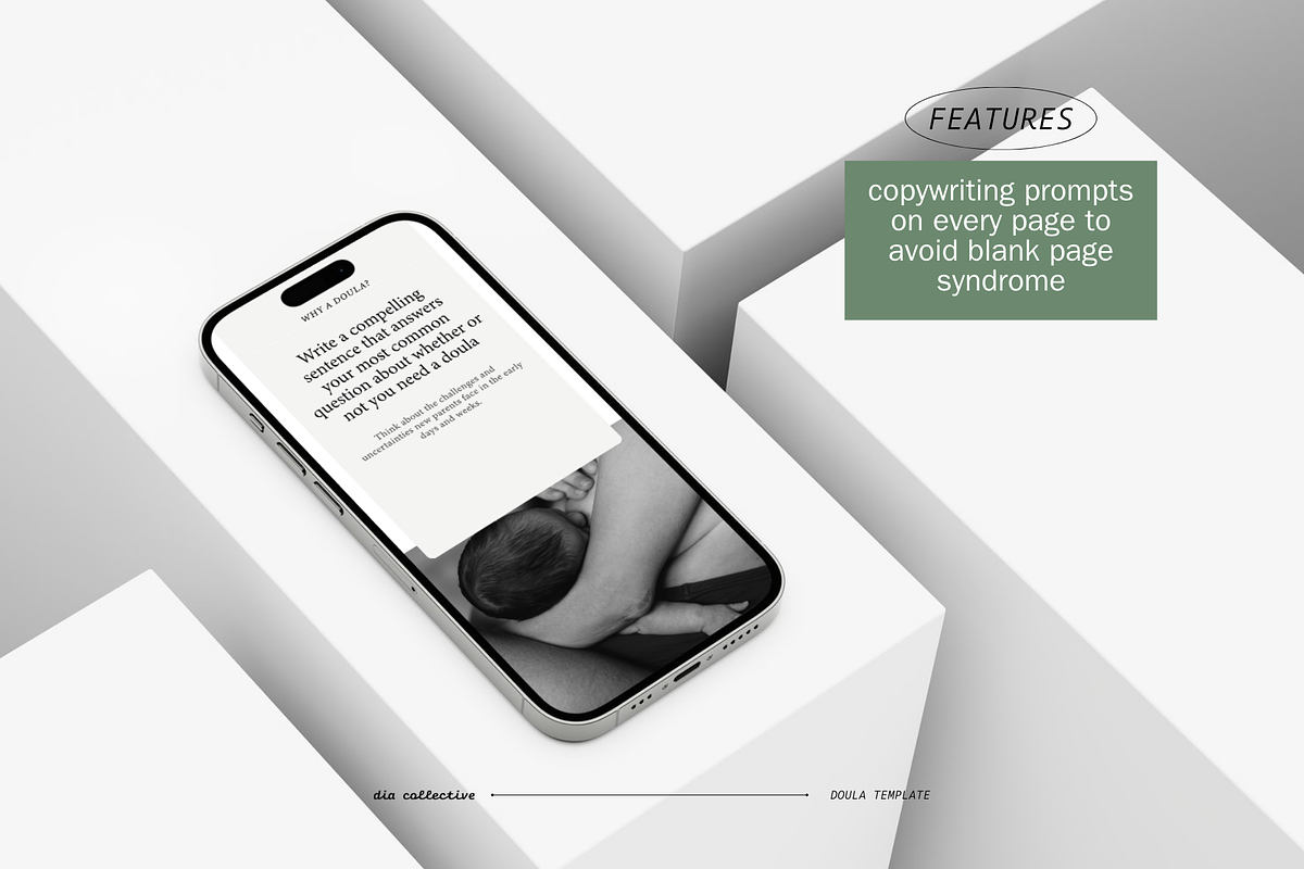 Doula Squarespace Website Template, a Templates & Theme by Dia Collective (Photo 7 of 20)