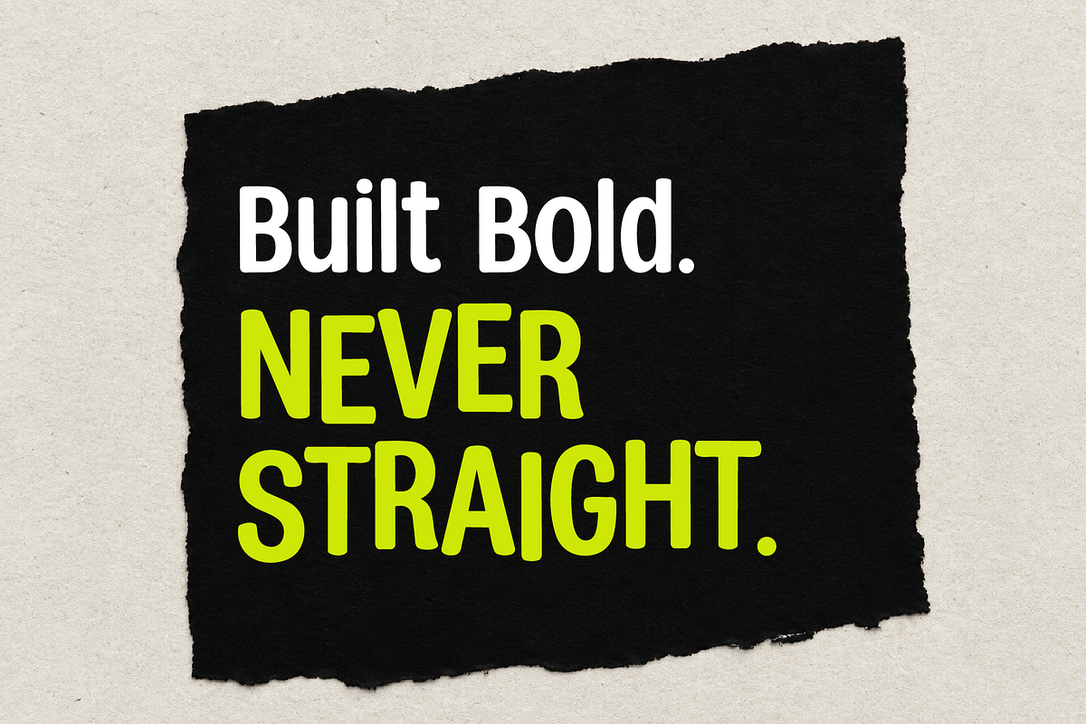 Skew Spine, a Sans Serif Font by BBtypeStudios (Photo 2 of 11)