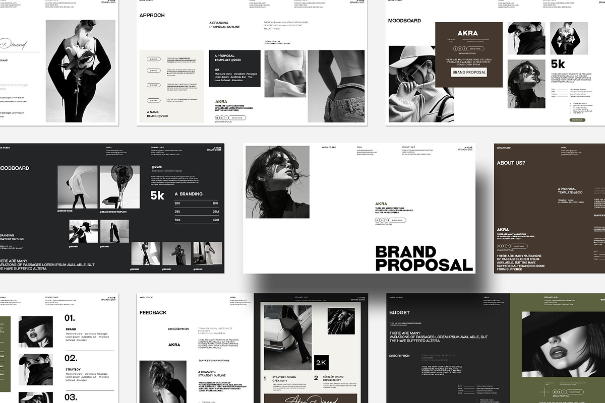 AKRA | Brand Proposal Template, a Presentation Template by Slide-Agency (Photo 4 of 10)