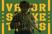 Hardline Ranger Military Stencil, a Font by PutraCetol Studio (Thumbnail 2 of 5)