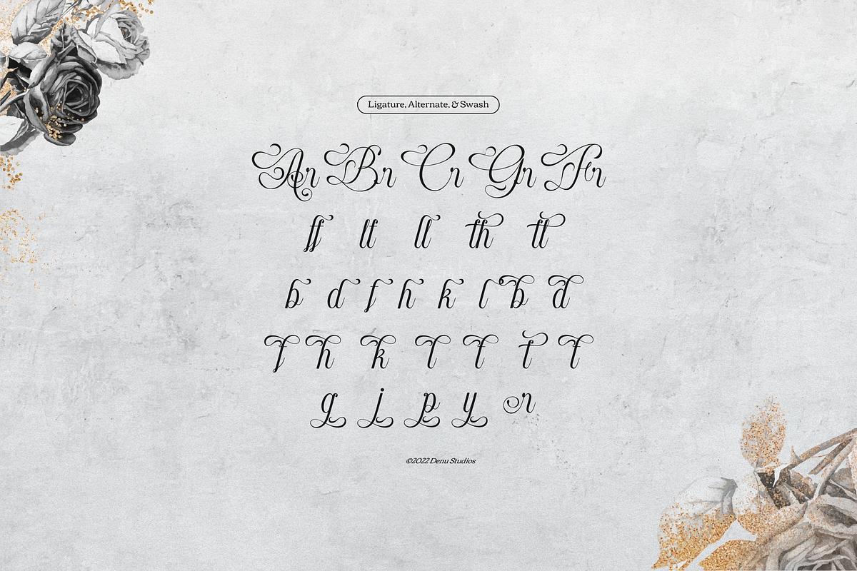 Raufendry Beauty Calligraphy Script, a Script Font by Denustudios (Photo 11 of 12)