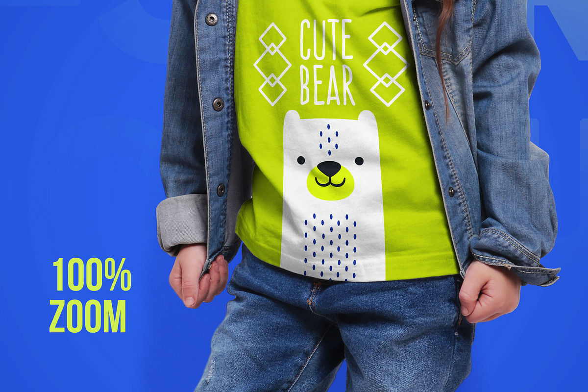 Kids Girl T-Shirt PSD Mockups Vol1.2, a Shirt Mockup by Hi, Mock-Up! (Photo 3 of 12)