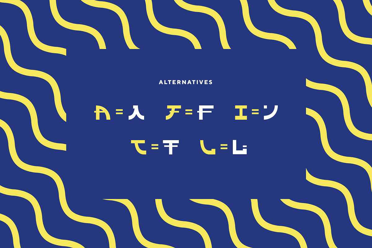 OKAMI | Display Font preview 5