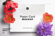 Logo Mockup with Paper Flowers, a Product Mockup by Custom Scene (Thumbnail 2 of 8)