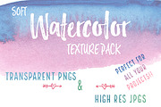 Soft Watercolor Texture Pack, a Texture Graphic by Nerdy Girl Creative (Thumbnail 1 of 8)