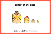 Cake and Sweets Icons Illustration, a Food Illustration by Designfour (Thumbnail 2 of 5)