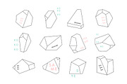 Geometric Logos Pack, a Branding & Logo Template by Lera Efremova (Thumbnail 1 of 6)