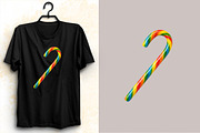 Watercolor Christmas Candy Cane Clip, an Illustration by SVGArt (Thumbnail 6 of 8)