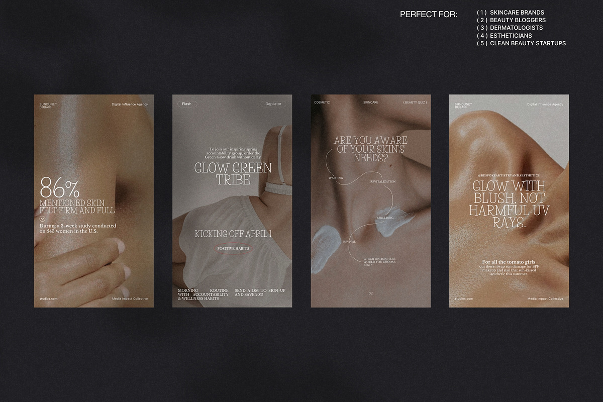 Canva Story Templates for Skincare preview 3