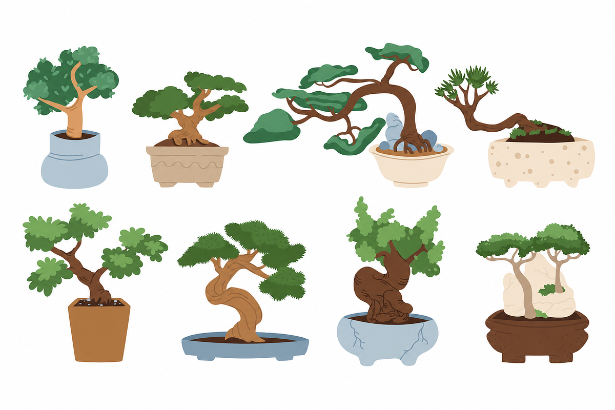 Whimsical Trees Clipart, a Decorative Illustration by Anna Studio (Photo 10 of 12)
