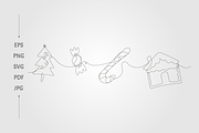 Christmas continues line, an Object Graphic by lawoel (Thumbnail 1 of 3)