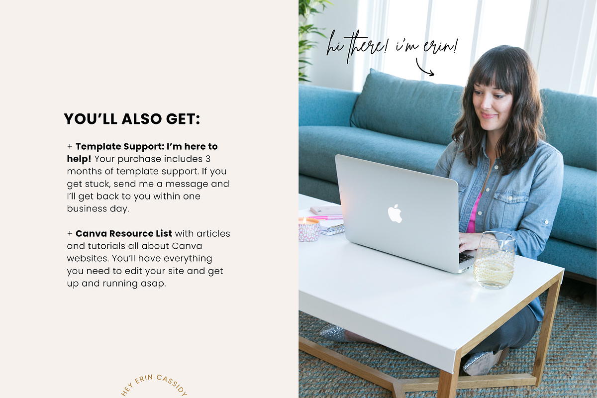 DAWN | Canva Sales Page Template, a Landing Page Template by Erin Cassidy (Photo 6 of 6)