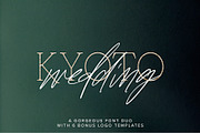 Kyoto Wedding Font Duo w/ Extras, a Serif Font by Jen Wagner Co (Thumbnail 1 of 9)