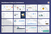 Dashboard Sales & Commerce KPI, a Presentation Template by UX Dummy (Thumbnail 1 of 4)