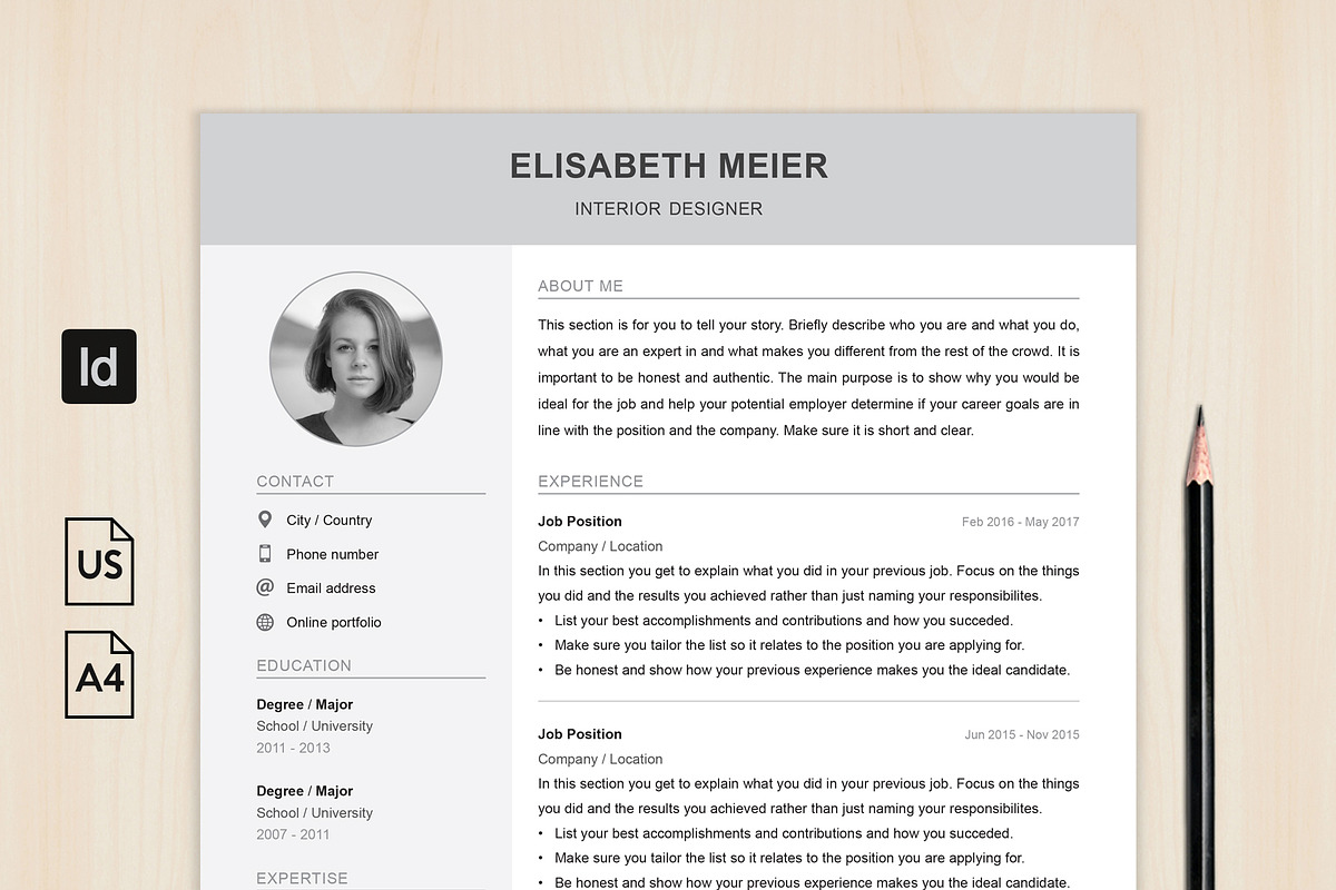 Professional Resume Template, a Resume Template by Resume Refresh (Photo 1 of 3)