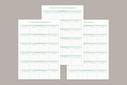 Sign up Planner Pages Set V-07, a Stationery Template by shahsoft (Thumbnail 3 of 3)