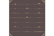 Vintage Big Set of Horizonyal, a Decorative Illustration by FineArtStudio (Thumbnail 1 of 3)