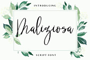 MALIZIOSA SCRIPT, a Script Font by IsikChic (Thumbnail 1 of 5)
