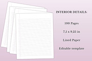 Notebook cover template, a Stationery Template by Ellis Art (Thumbnail 3 of 4)