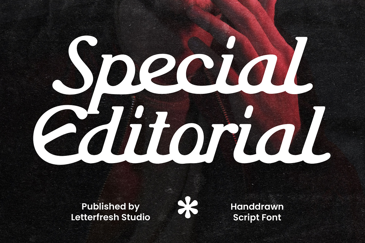 Special Editorial, a Script Font by Letter Fresh (Photo 13 of 13)
