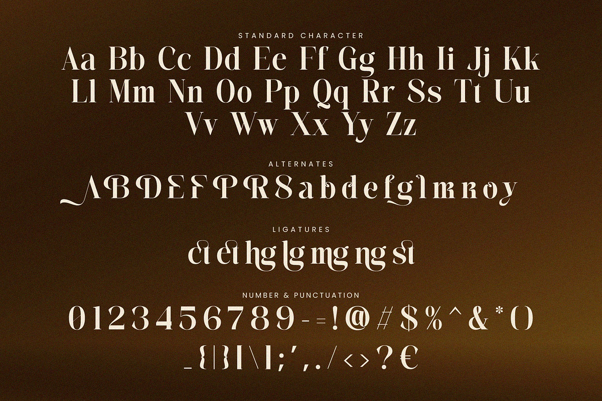 Blingo - Elegant Modern Serif Font, a Serif Font by Jimoji (Photo 7 of 7)